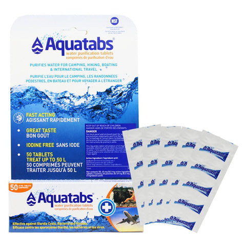 Aquatabs - Iodine Free Water Purification Tablets